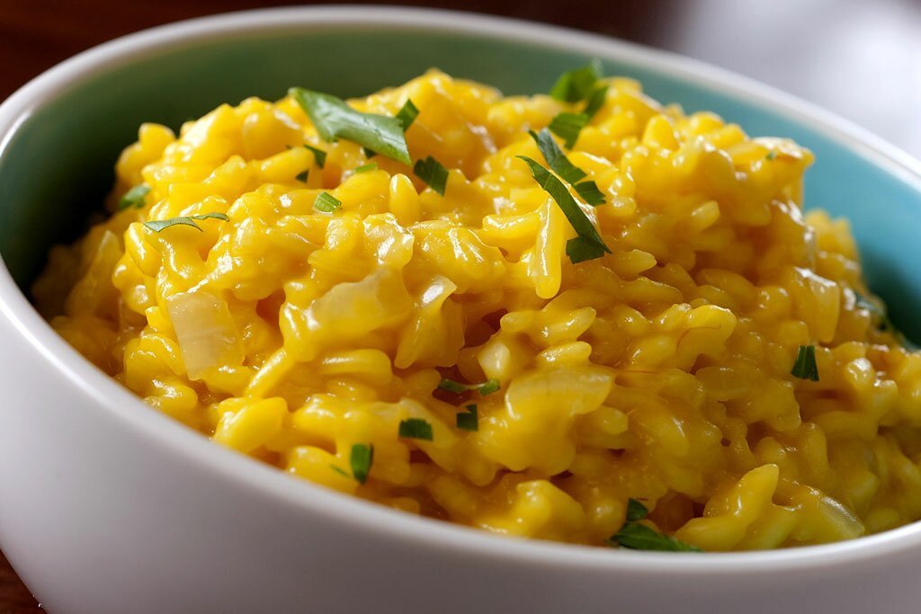 açafrão risoto risotto