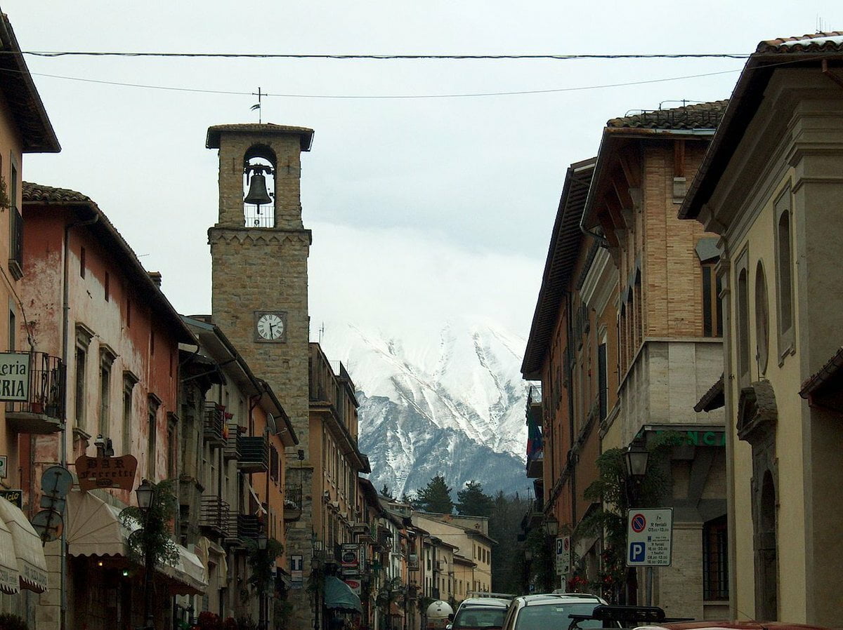 Amatrice antes do terremoto. 