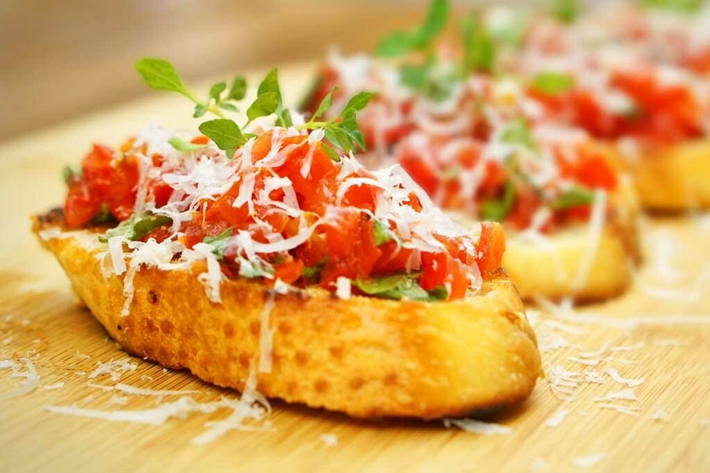 receita bruschetta