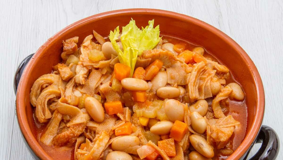 Trippa e Fagioli é uma receita muito consumida no Vêneto