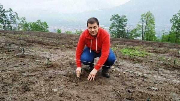 A aposta de um jovem: o novo vinhedo no Piemonte 'terá a uva da esperança'