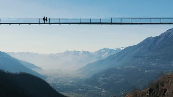 Ponte tibetana na Itália