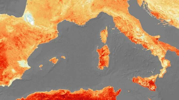 Verão mais quente na Itália