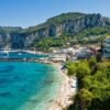 Tirreno, o mar que banha a ilha italiana de Capri