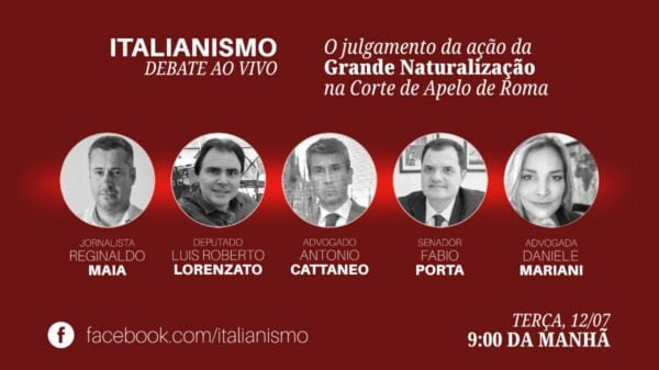 Debate ao vivo italianismo