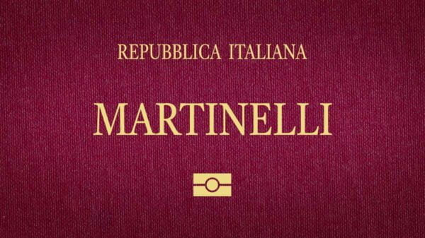 sobrenome italiano Martinelli