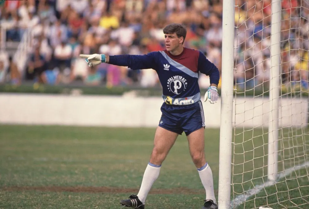 Zetti enquanto era goleiro do rival Palmeiras | Foto: Reprodução/Site oficial Zetti 