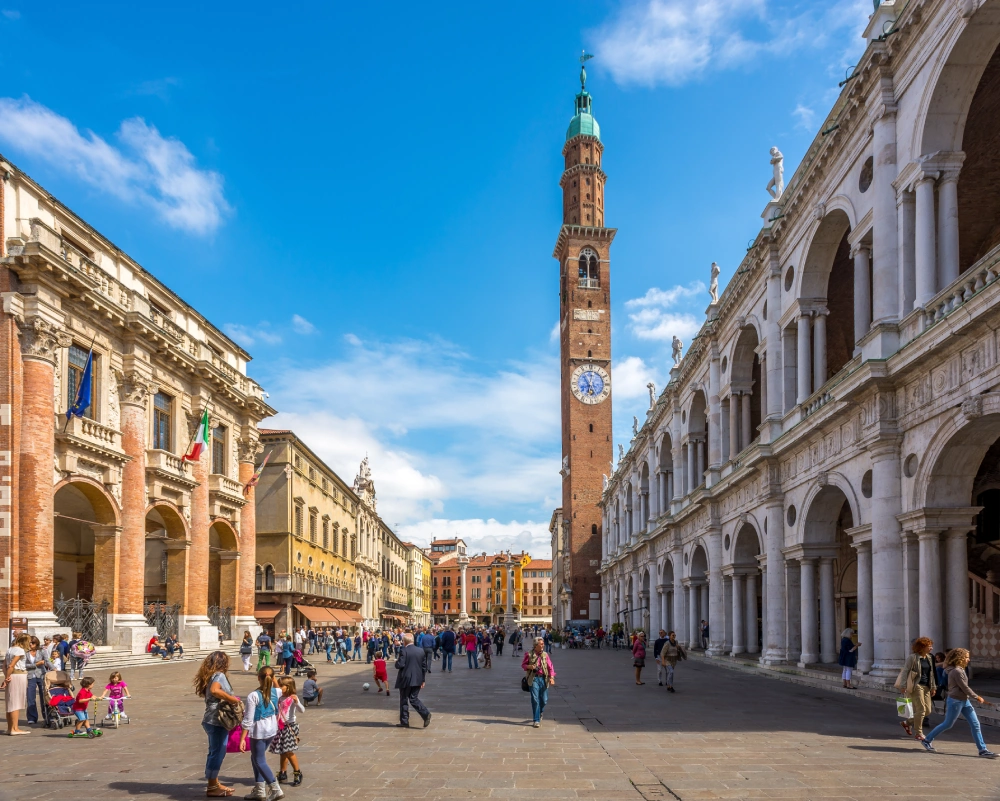 A Basílica Palladiana na Piazza Signiori em Vicenza