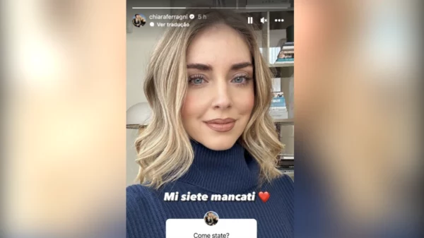 Ferragni reaparece