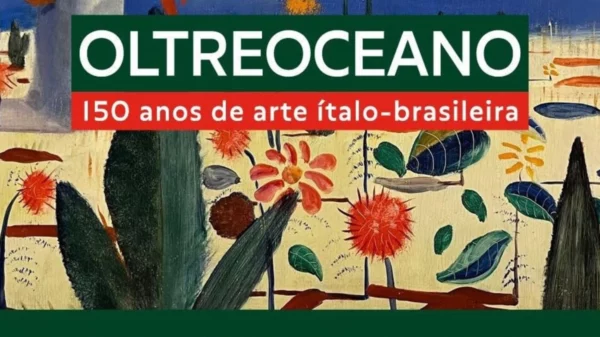 Mostra 'Oltreoceano' ocorre no Salão Negro do Congresso Nacional.