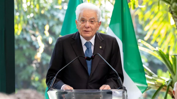 Sergio Mattarella também elogiou país por acolher imigrantes