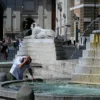 Especialistas alertam para temperaturas extremas, com picos de até 43°C no sul do país | Foto: Filippo MONTEFORTE / AFP