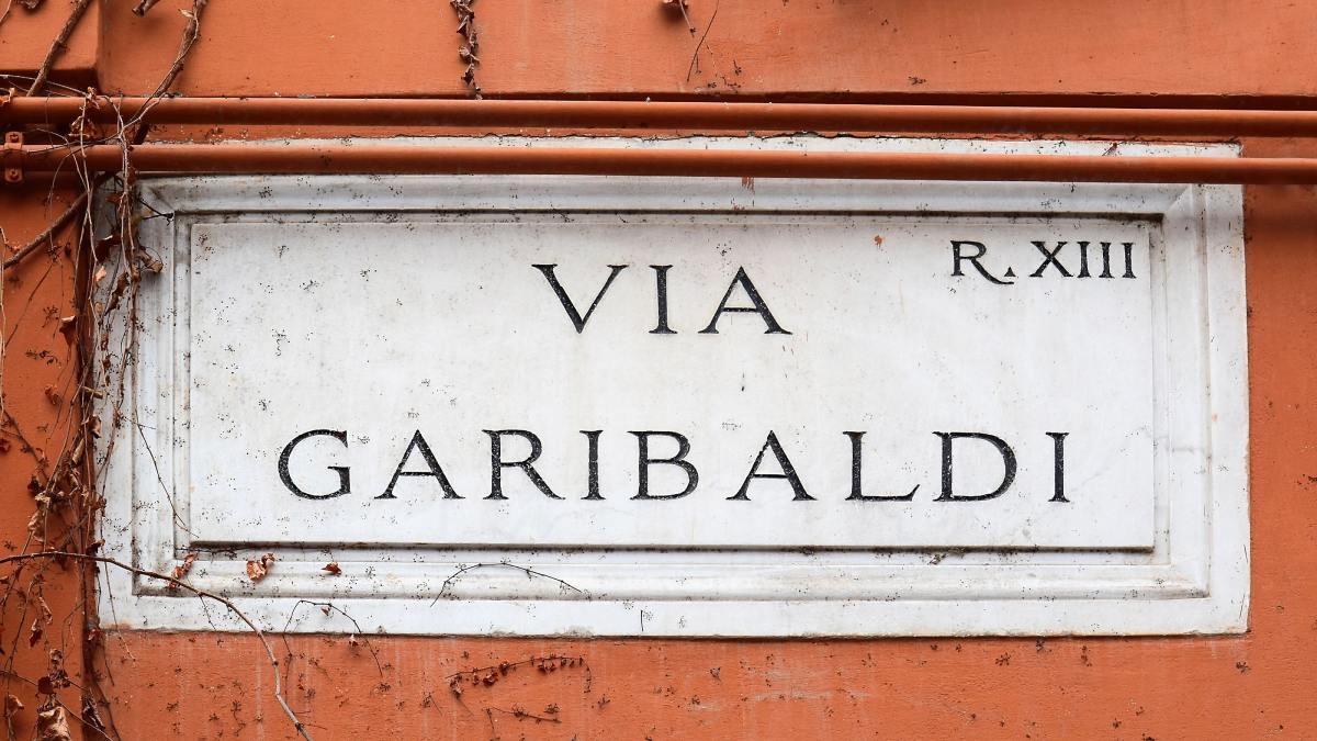 Giuseppe Garibaldi é uma das figuras históricas que dão nomes às ruas da Itália | Foto: Depositphotos